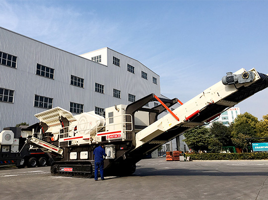 Wotetrack履帶式移動(dòng)破碎站，助力建筑垃圾資源化利用!